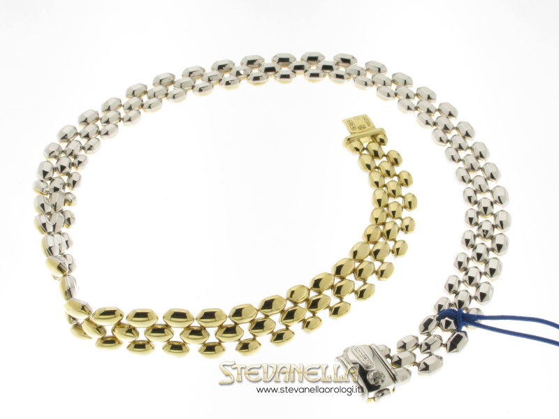CHIMENTO girocollo Double oro giallo e bianco con diamante referenza 81193944 