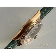 Rolex DayDate 36mm ref. 1803 Yellow gold 18kt Green custom dial