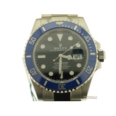Rolex Submariner Date 41mm ref. 126619LB Oyster oro bianco 18kt nuovo