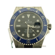 Rolex Submariner Date 41mm ref. 126619LB Oyster oro bianco 18kt nuovo