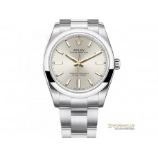 Rolex Oyster Perpetual 34 ref. 124200-0001 silver nuovo