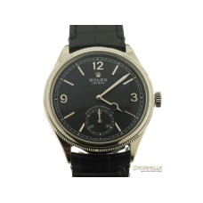 Rolex 1908 ref. 52509-0002 oro bianco 18kt nero nuovo