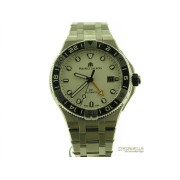 Maurice Lacroix AIKON Gmt 43mm White Dial AI6158-SS00F-130-A nuovo