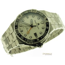 Maurice Lacroix AIKON Gmt 43mm White Dial AI6158-SS00F-130-A nuovo