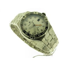 Maurice Lacroix AIKON Gmt 43mm White Dial AI6158-SS00F-130-A nuovo