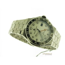 Maurice Lacroix AIKON Gmt 43mm White Dial AI6158-SS00F-130-A nuovo