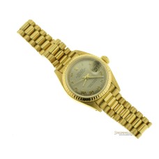Rolex Lady-Datejust 26mm ref. 69178 President Yellow Gold 18kt full set