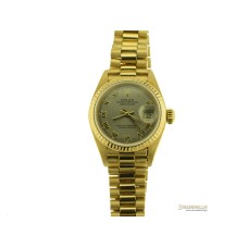 Rolex Lady-Datejust 26mm ref. 69178 President Yellow Gold 18kt full set