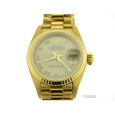 Rolex Lady-Datejust 26mm ref. 69178 President Yellow Gold 18kt full set