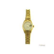Rolex Lady-Datejust 26mm ref. 69178 President Yellow Gold 18kt full set
