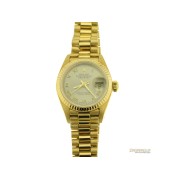 Rolex Lady-Datejust 26mm ref. 69178 President Yellow Gold 18kt full set